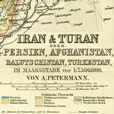 Iran i Turan lub Persja, Afganistan, Beludżystan, Turkiestan. 1875.