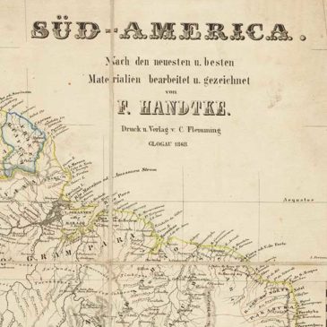 Ameryka Południowa. 1848.