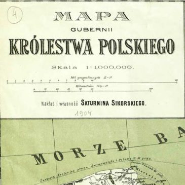 Mapa gubernii Królestwa Polskiego. 1904.