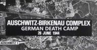 Auschwitz-Birkenau. Niemiecki obóz śmierci. 1944. Mapa ogólna.